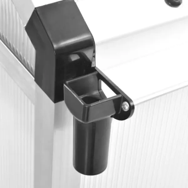 Drivhus^Rummeligt drivhus 302x190x195 cm - Dobbeltvæggede paneler | Farve: Aluminium | Størrelse: 11,19 m³