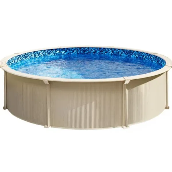 New Rund Pool Liner 33ft, Unibead Style Pool Liner, 52in væghøjde Pool- & Spatilbehør