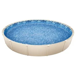 New Rund Pool Liner 33ft, Unibead Style Pool Liner, 52in væghøjde Pool- & Spatilbehør