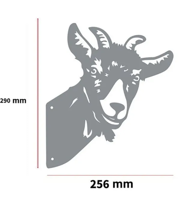 Havedekorationer^Rustdekoration til haven goat