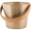 Outlet Rustfri Saunaspand, 5l, aluminium, champagne Sauna