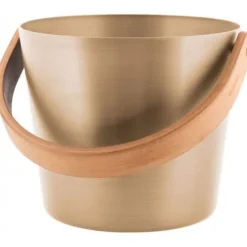 Outlet Rustfri Saunaspand, 5l, aluminium, champagne Sauna