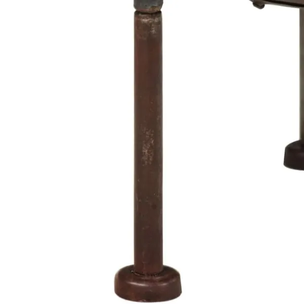 Pejse^Rustikt bålfad Ø40 cm i jern - Ideelt til haven | Farve: Rust | Størrelse: Ø40 cm