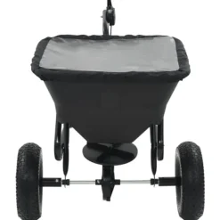 Haveværktøj^Saltspreder/strøtrækvogn 45 L - Robust PVC og stål | Størrelse: 125x74x79 cm