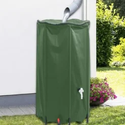 Regntønder^Sammenfoldelig vandtank med hane 380 l | Materiale: PVC