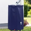 Best Sammenfoldelig vandtank med hane - Regnvandsbeholder 500 L | Materiale: PVC Regntønder