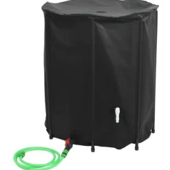 Regntønder^Sammenfoldelig vandtank med hane - PVC | 1250 l