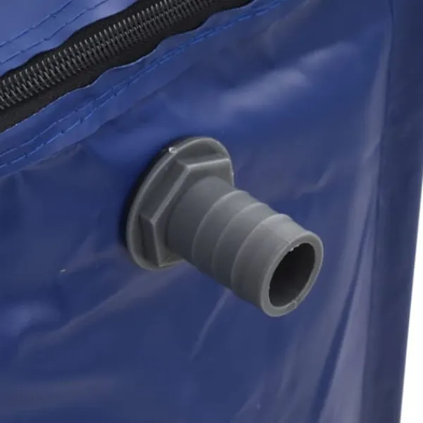 Regntønder^Sammenfoldelig vandtank med hane 750L - Robuste PVC | Farve: Grøn | Størrelse: 750 L