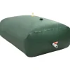 New Sammenfoldelig vandtank med hane - 2100 l PVC | Farve: Grøn | Størrelse: 2100 l Regntønder