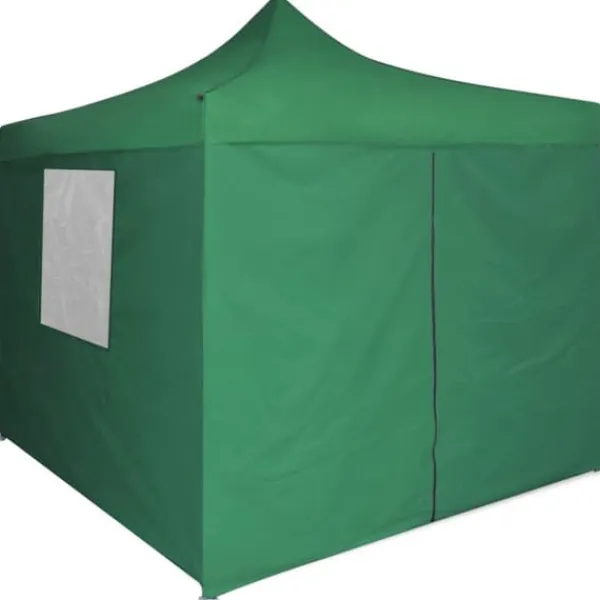 New Sammenfoldeligt telt med 4 vægge 3 x 3 m grøn - Lysthus - Lysthuse - Home & Living Telte & Lysthuse