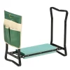 Discount Sammenklappelig havebænk/knæstøtte 2-i-1 med værktøjstaske, EVA-skum, 58×28×49 cm Støtte Med Hjul, Sæder & Knæbeskyttelse Til Havepleje