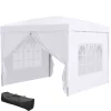 Best Sammenklappelig pavillon, 295x295x258 cm, hvid Telte & Lysthuse