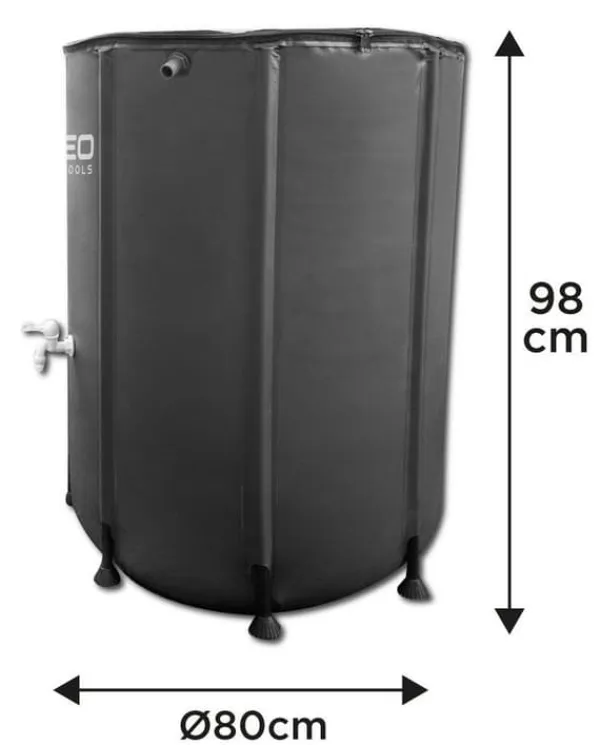 Hot Sammenklappelig regnvandstank, 500 l, PVC - T N15-952 Regntønder