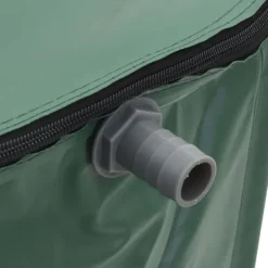 Regntønder^Sammenklappelig regnvandsbeholder 1000 l - PVC med hane | Farve: Grøn