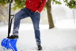 New Sammenklappelig sneskovl, to håndtag, ergonomisk Snerydning