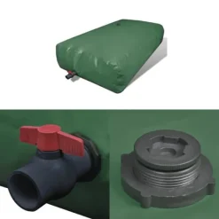 Regntønder^Sammenklappelig vandbeholder 3000 l PVC - Vandbeholder - Vandbeholdere - Home & Living
