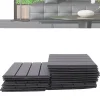 Havedekorationer^Sammenkoblede terrassefliser, holdbart PP-materiale, skridsikker design, nem DIY-installation