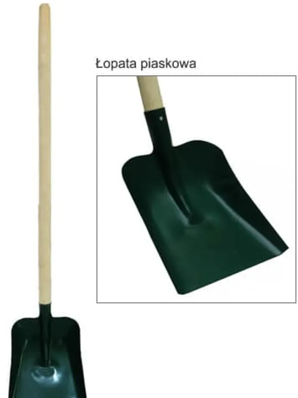 Haveværktøj^SANDSKOVL MED LIGE HÅNDTAG - L-12