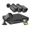 Sikkerhedsmonitorer & Videokameraer^Sannce Security Camera System, 5MP Opløsning, 4TB Storage,4PCS 1TB