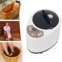 Sale Sauna Dampgenerator - Mini - 3 L Kapacitet - 1000 W - 220 V 50 Hz - EU-stik - Fjernbetjening & Touch - 304 Rustfrit Stål Sauna