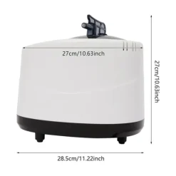Sale Sauna Dampgenerator - Mini - 3 L Kapacitet - 1000 W - 220 V 50 Hz - EU-stik - Fjernbetjening & Touch - 304 Rustfrit Stål Sauna