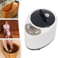Sale Sauna Dampgenerator - Mini - 3 L Kapacitet - 1000 W - 220 V 50 Hz - EU-stik - Fjernbetjening & Touch - 304 Rustfrit Stål Sauna