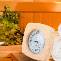 Sauna^Sauna Digitalt Termometer Hygrometer Fugtighedstemperaturmåler