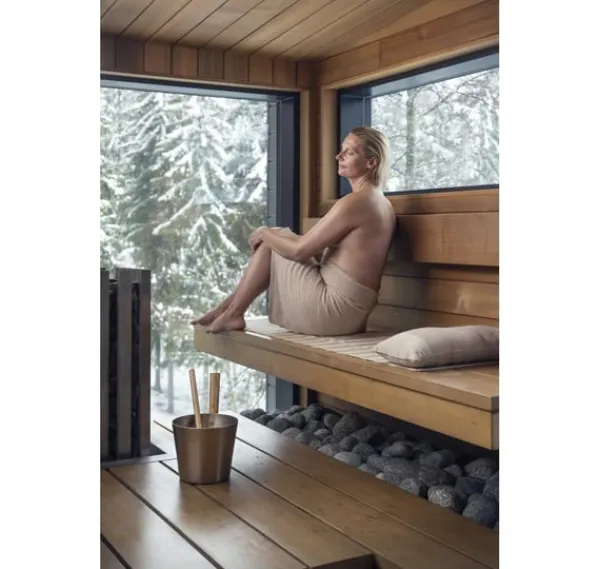 Sauna^Sauna sædebetræk RENTO BEIGE 60x160cm