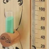 Sauna^Sauna Termometer Timeglas, Guld Elegant Design Sauna Termometer Timeglas 0-140 Grader Celsius Træ Velegnet til Hoteller