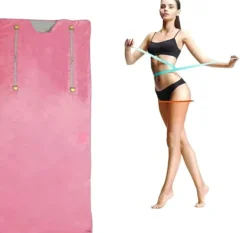 Sale Sauna Tæppe, Kropsafslapning, Termisk Terapi,Pink, 220 V, EU-stik Sauna
