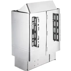 Sauna^Saunaovn 9 KW, el-sausnherd 380 V - 415 V, rustfri stål saunaovn, elektrisk saunaovn med 2 indstillinger (temperatur, tid) og ekstern
