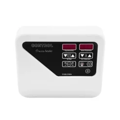 Sauna^Saunaovn Controller, Digital Termostat, Overophedningsbeskyttelse,HVID