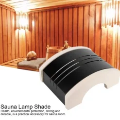 Sauna^Saunarum Rustfrit Stål Anti-Eksplosion Lampskærm Lysdæksel Sauna Tilbehør