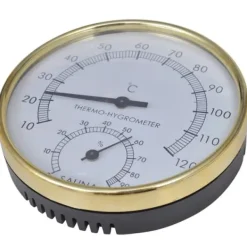 Sauna^Saunatilbehør - Living saunatilbehør 5 dele spand ske timeglas termohygrometer