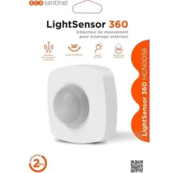 Bevægelsesdetektorer^SCS SENTINEL udendørs bevægelsesdetektor - LightSensor 360 - 360° detektionsvinkel