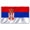 Flag & Vindposer^Serbien Flag - 150 x 90 cm
