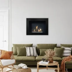 Serra bio-ethanol vægovn - Sort - Mood pejs - 1,5 KW varme Pejse