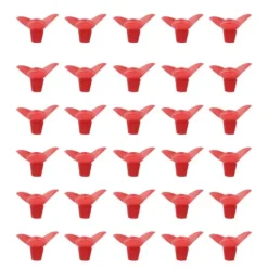 Clearance 30Set Ersättningsdelar för Fågelmatare Blomma Plast Fågelmatare Ersättningsdelar Tillbehör för Garden Red Til Fugle & Småvildt