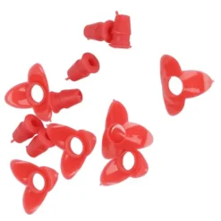Clearance 30Set Ersättningsdelar för Fågelmatare Blomma Plast Fågelmatare Ersättningsdelar Tillbehör för Garden Red Til Fugle & Småvildt