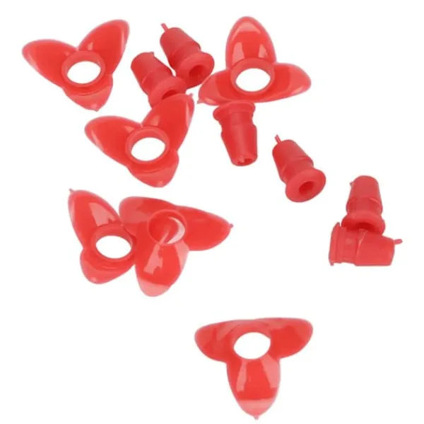 Clearance 30Set Ersättningsdelar för Fågelmatare Blomma Plast Fågelmatare Ersättningsdelar Tillbehör för Garden Red Til Fugle & Småvildt