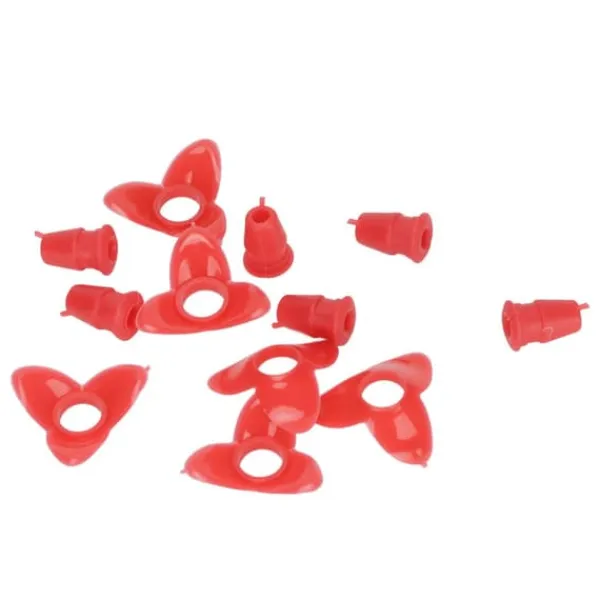 Clearance 30Set Ersättningsdelar för Fågelmatare Blomma Plast Fågelmatare Ersättningsdelar Tillbehör för Garden Red Til Fugle & Småvildt
