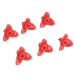 Clearance 30Set Ersättningsdelar för Fågelmatare Blomma Plast Fågelmatare Ersättningsdelar Tillbehör för Garden Red Til Fugle & Småvildt