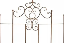Hot Set of 2 Paula Metal Trellis Stakes, Antique Brown, Rustic Country House Style Climbing Aid, 170cm Height Buer, Spalier, Lysthuse Uden Tag