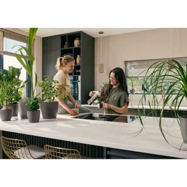 Krukker & Plantebeholdere^Set of pots Elho Plastic Circular 3 Pieces