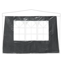 Clearance Sidepanel-sæt til pavillon, 300x200 cm, grå Telte & Lysthuse
