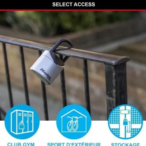 New Sikker nøgleboks i XS-størrelse med håndtag - MASTER LOCK 5406EURD Pengeskabe