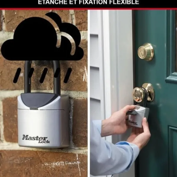 New Sikker nøgleboks i XS-størrelse med håndtag - MASTER LOCK 5406EURD Pengeskabe