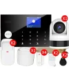 Sikkerhedsalarmssystem, Trådløs forbindelse, Smart Home-kompatibilitet,E, EU-stik Hjemmealarmsystemer