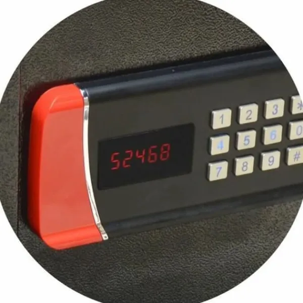 Pengeskabe^Sikkerhedsboks CFEH563744 Sort Stål 44 x 60 x 49 cm