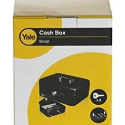 Pengeskabe^Sikkerhedsboks Yale Y-CB0800NFP Sort Metal Stål